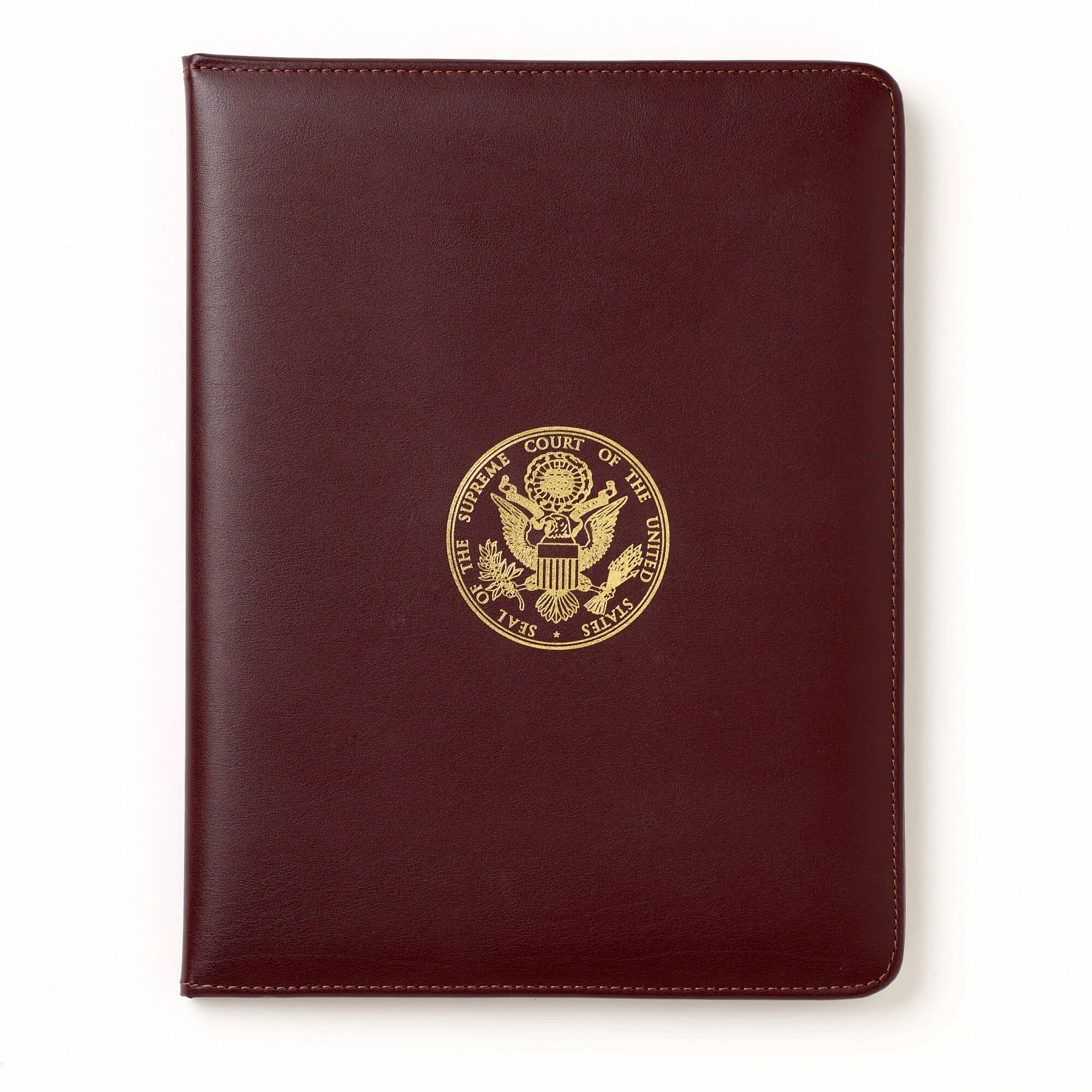Supreme Court Seal Leather Padfolio