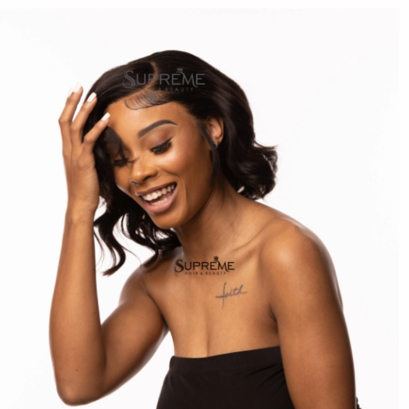 Supreme Hair & Beauty 100% Unprocessed Raw Human Hair 13x4 Frontal Wig- 12-30 inches