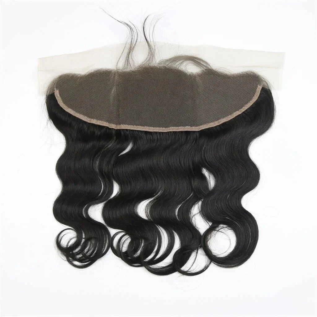 Supreme Hair & Beauty Celebrity-Grade 100% Unprocessed Human Hair 13X4 Frontal- Body Wave - NATURAL
