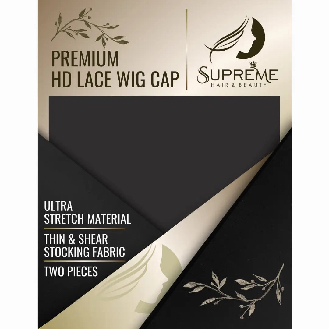 Supreme Hair & Beauty Premium Quality HD Lace Wig Cap (Pack of 2)