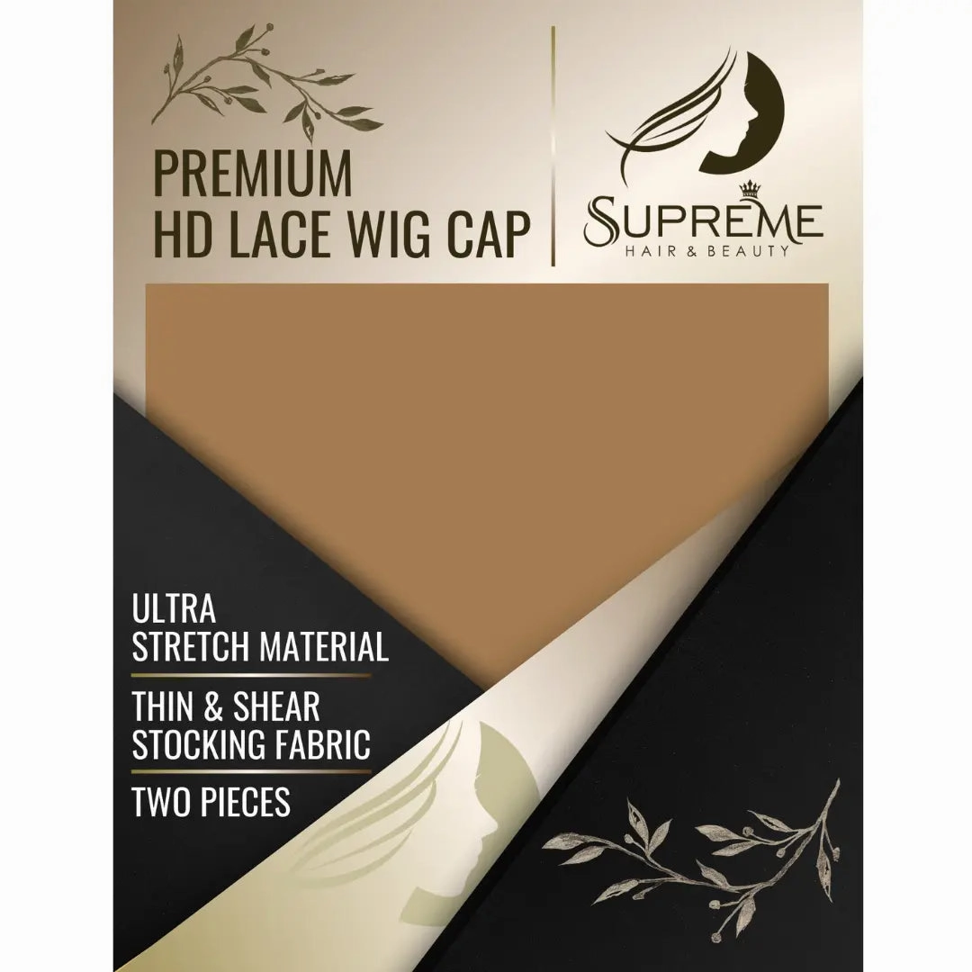Supreme Hair & Beauty Premium Quality HD Lace Wig Cap (Pack of 2)