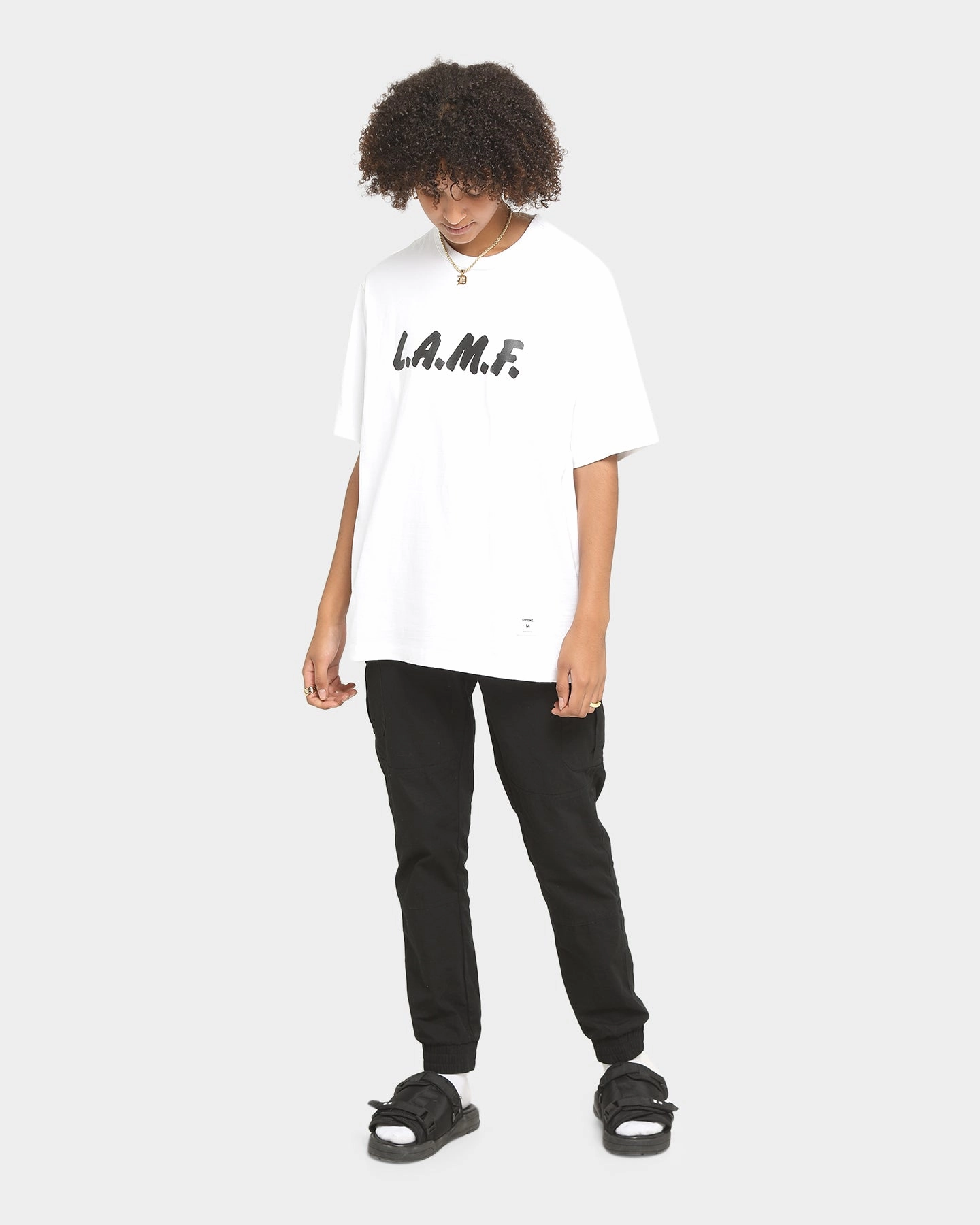 Supreme L.A.M.F Short Sleeve T-Shirt White