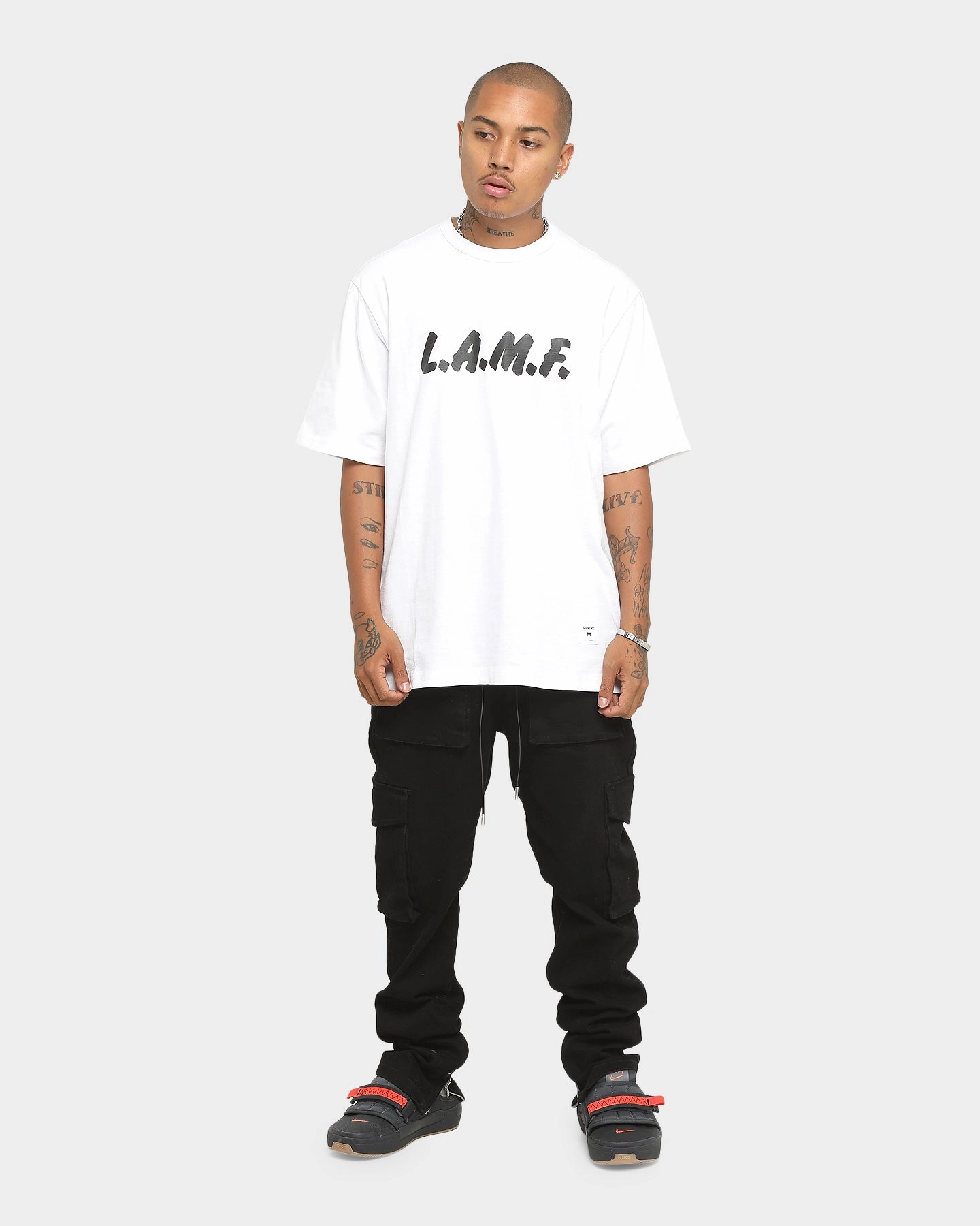 Supreme L.A.M.F Short Sleeve T-Shirt White