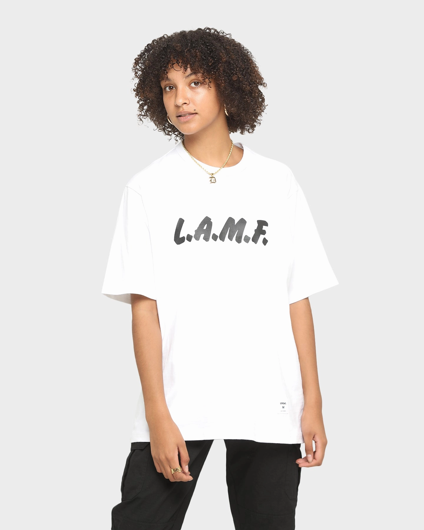 Supreme L.A.M.F Short Sleeve T-Shirt White