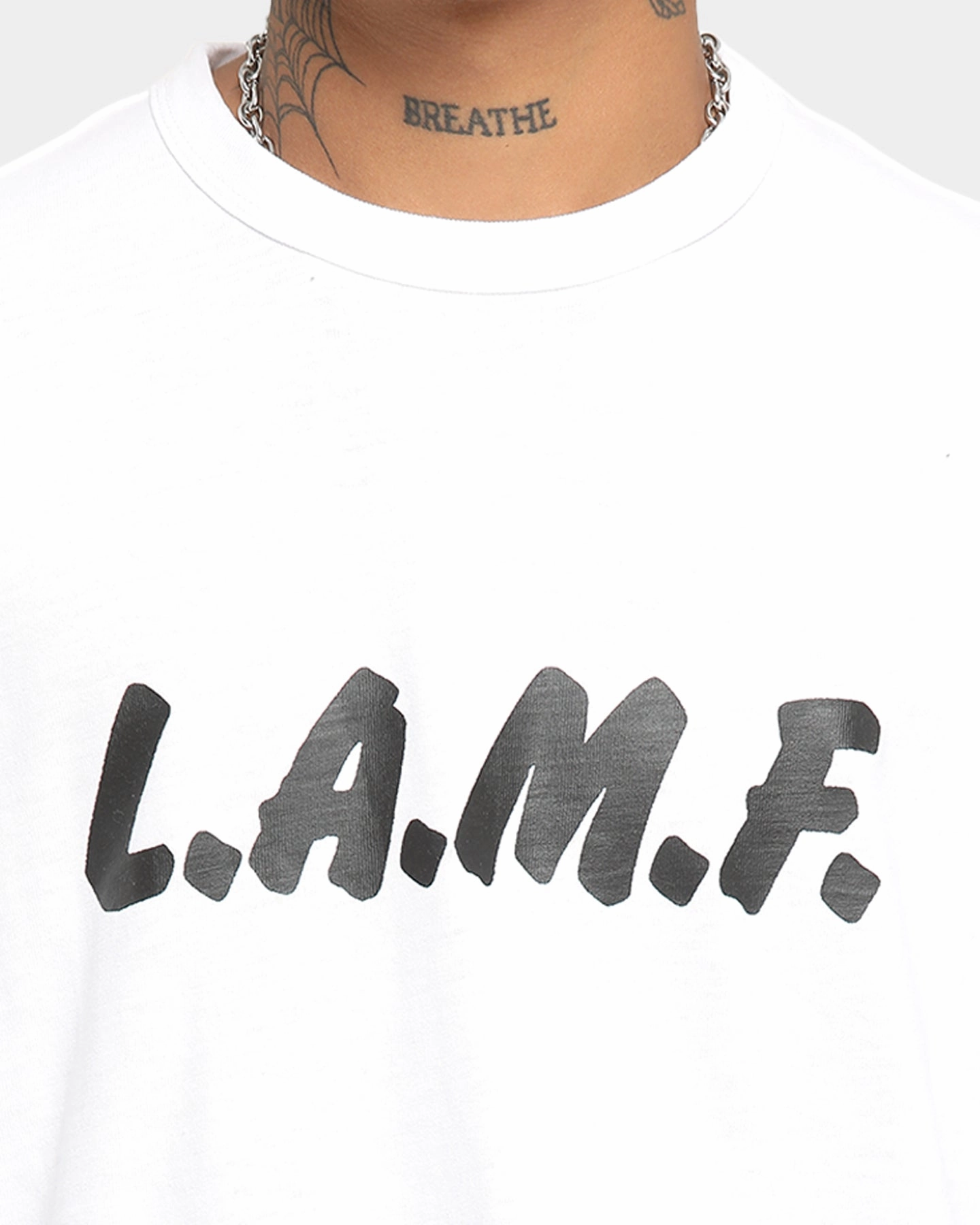 Supreme L.A.M.F Short Sleeve T-Shirt White