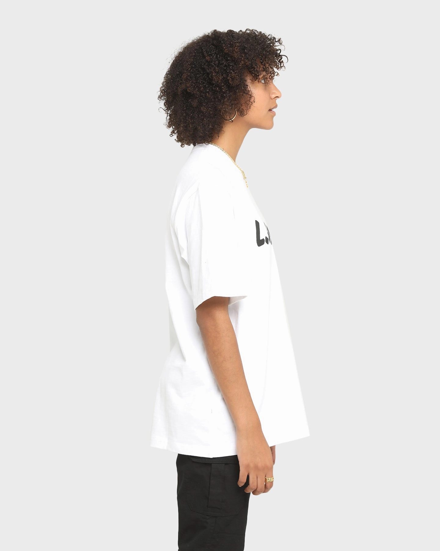 Supreme L.A.M.F Short Sleeve T-Shirt White