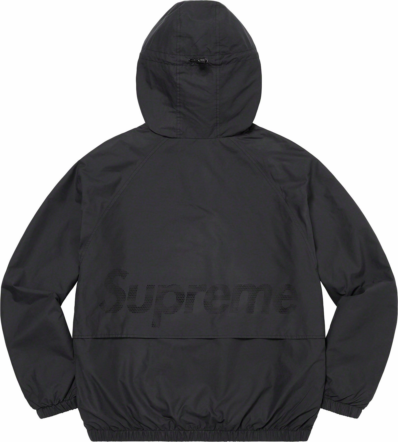 Supreme Lightweight Nylon Hooded Jacket Black