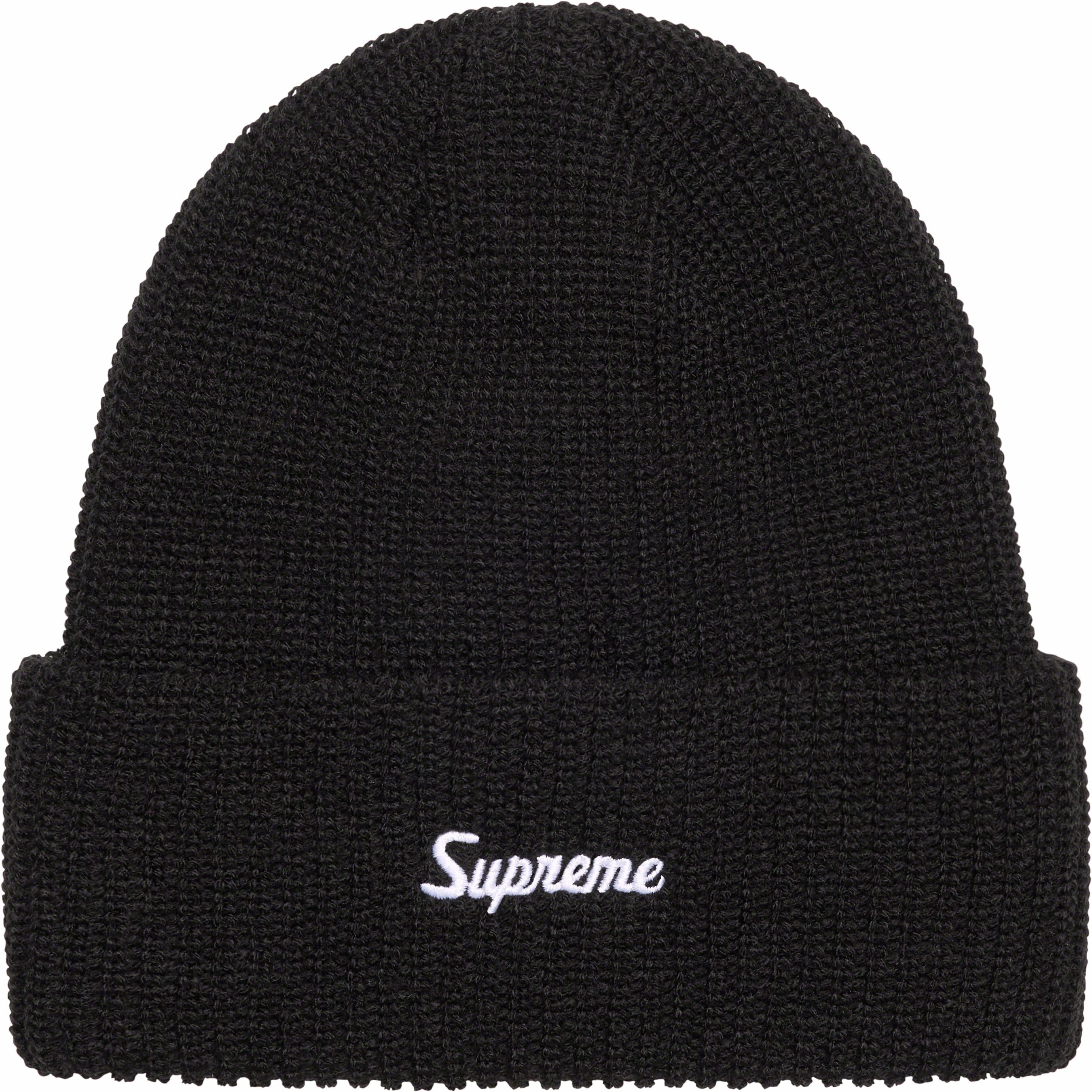 Supreme Loose Gauge Beanie Black