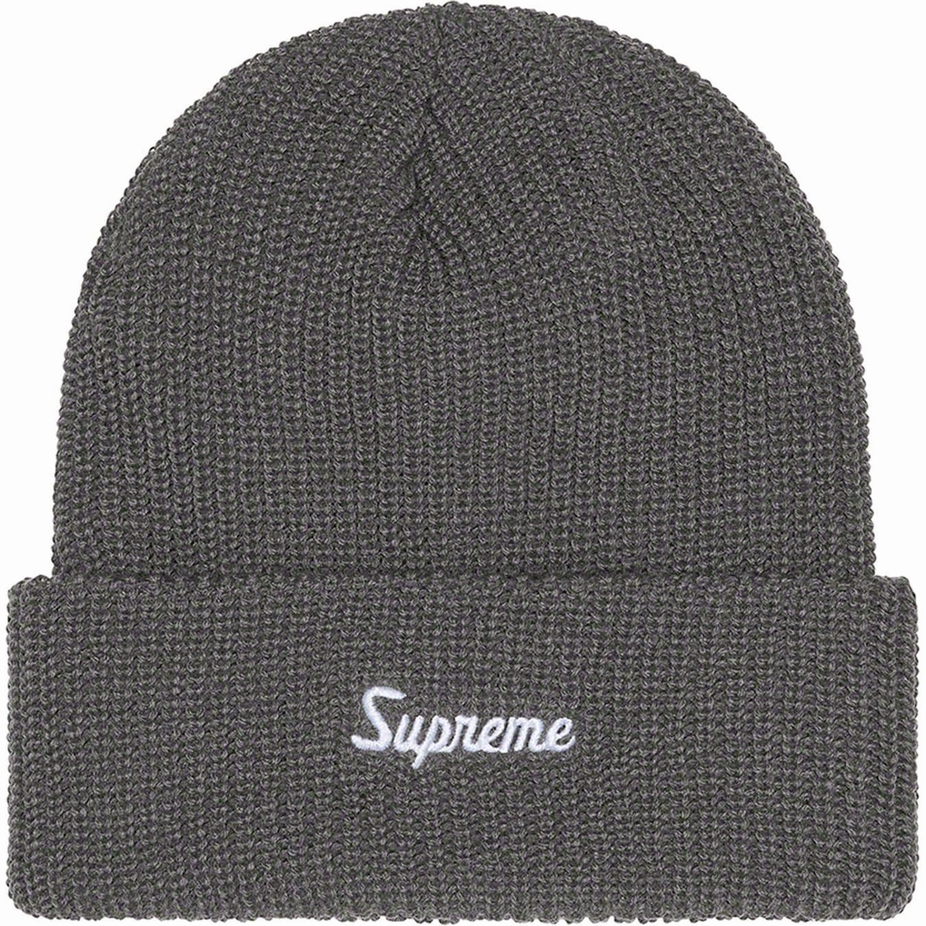 Supreme Loose Gauge Beanie Charcoal
