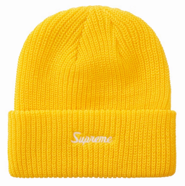 Supreme Loose Gauge Beanie "Rich Yellow"