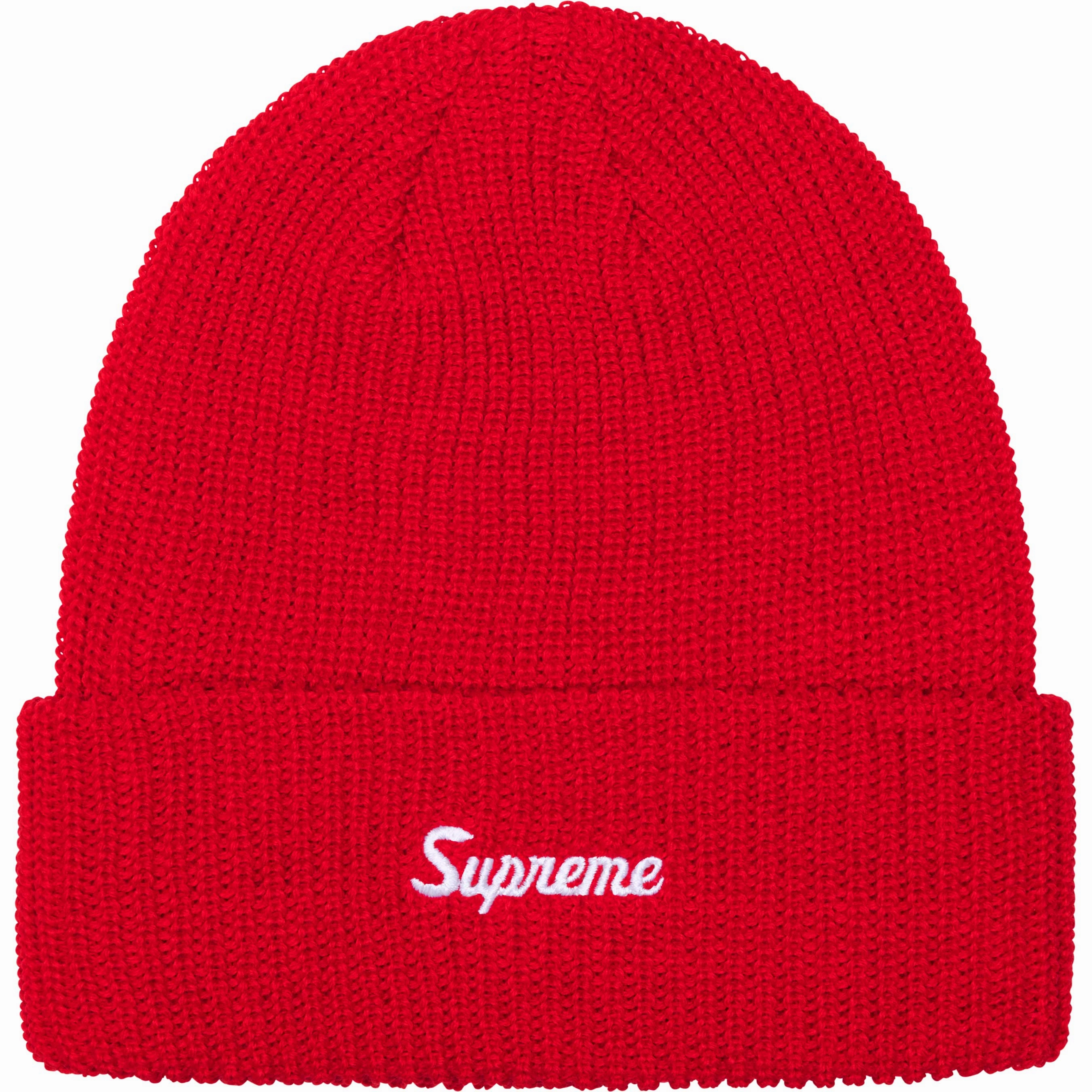 Supreme Loose Gauge Beanie Red