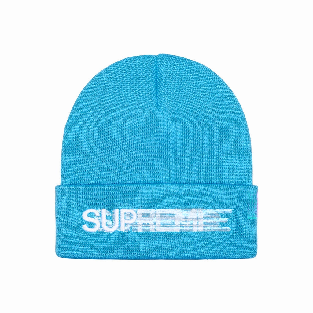 Supreme Motion Logo Beanie – Bright Blue