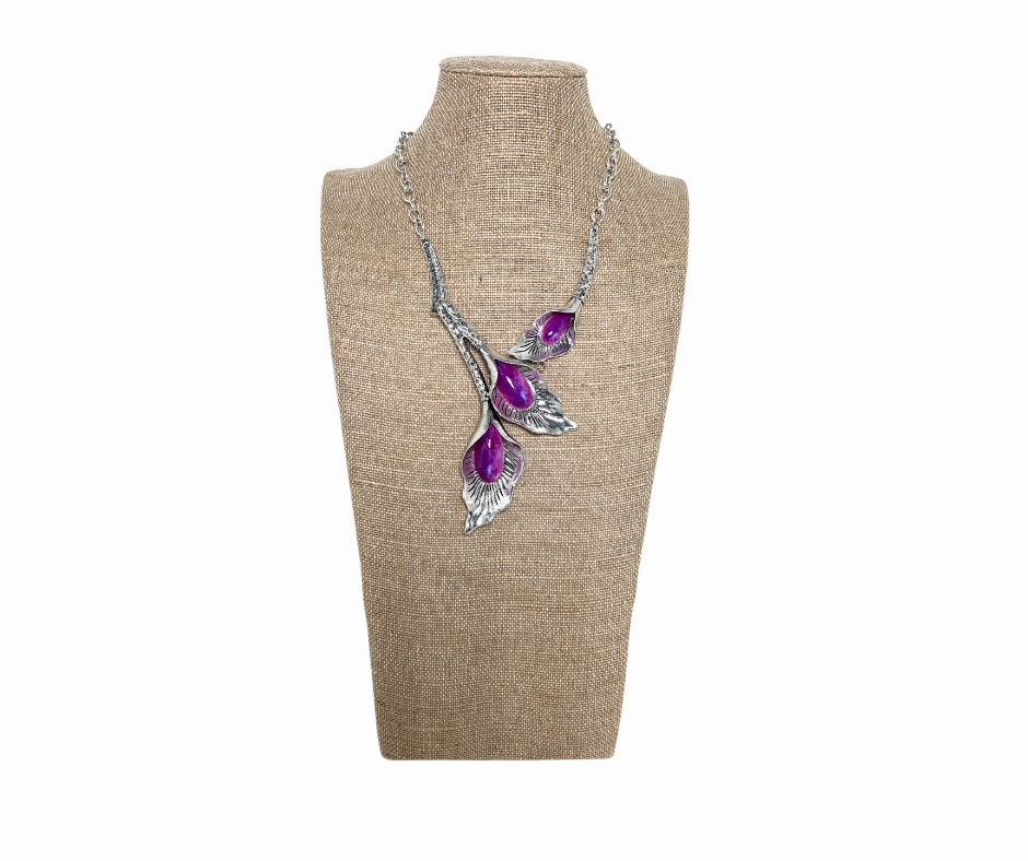 Supreme Purple Necklace Set Jewelry