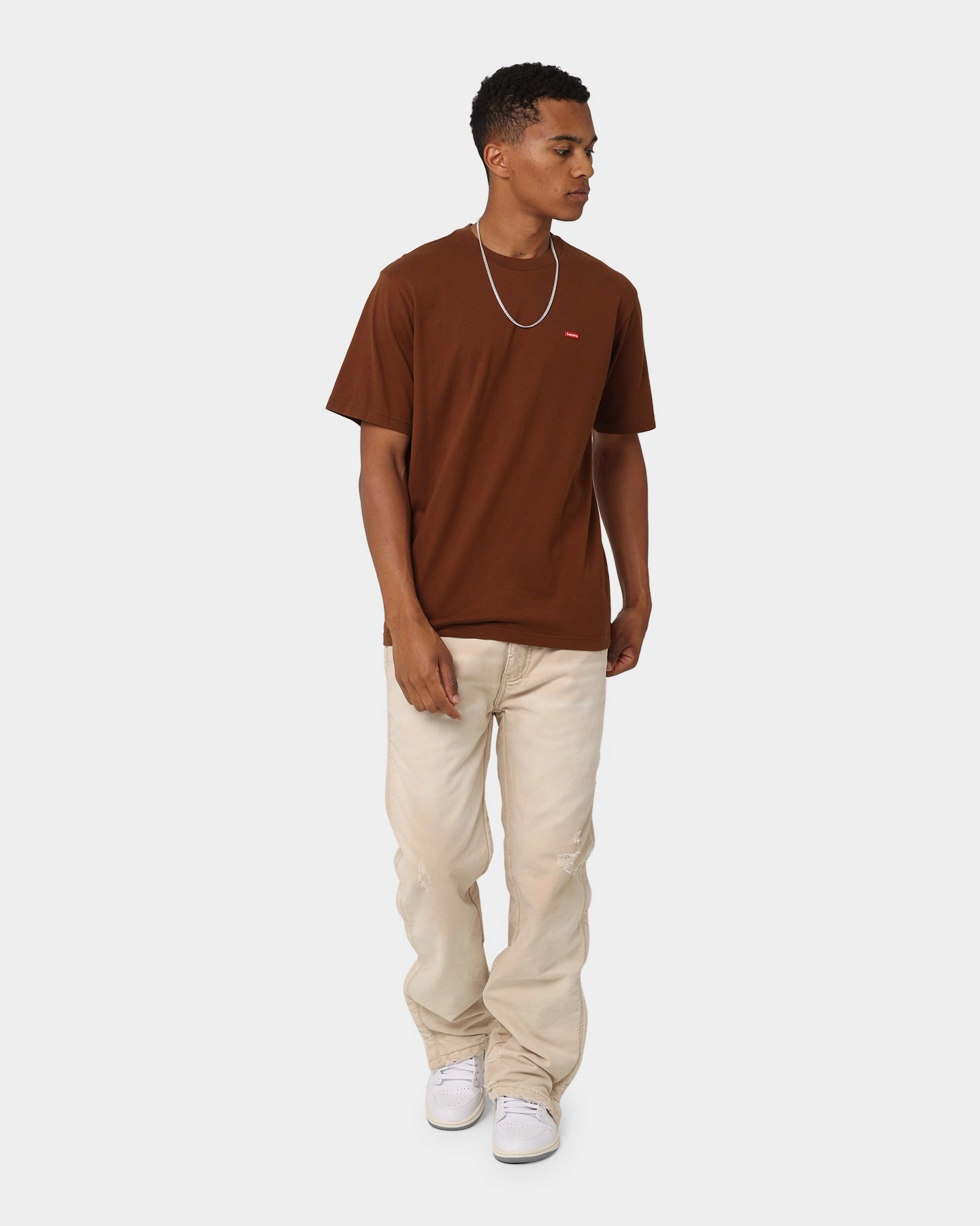 Supreme Small Box T-Shirt Brown