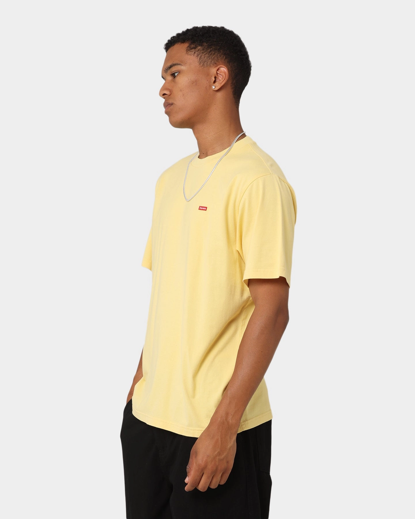 Supreme Small Box T-Shirt Pale Yellow