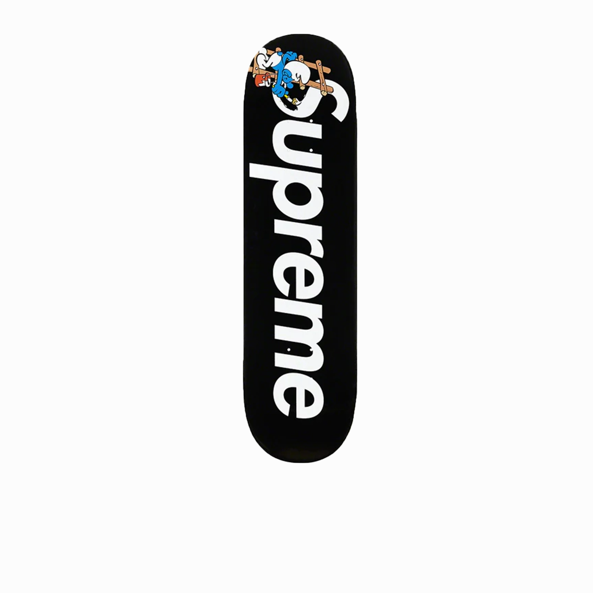 Supreme Smurfs Skateboard Deck Black