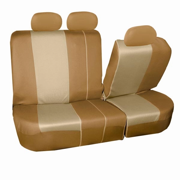 Supreme Twill Seat Covers - Full Set Beige / Tan
