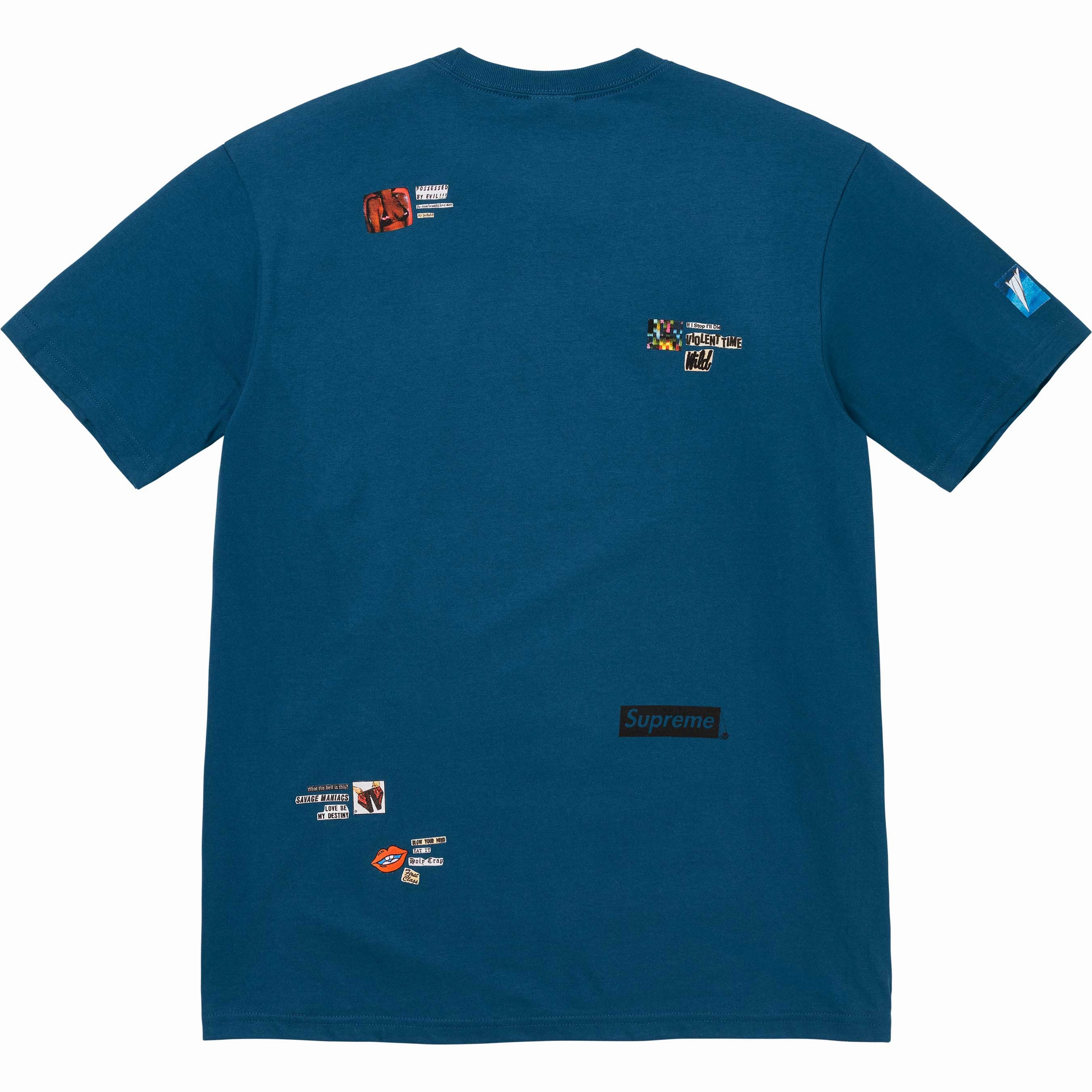 Supreme Upset Tee Indigo