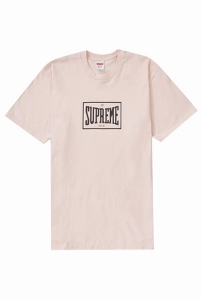 Supreme Warm Up Tee Pale Pink