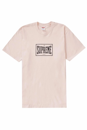 Supreme Warm Up Tee Pale Pink