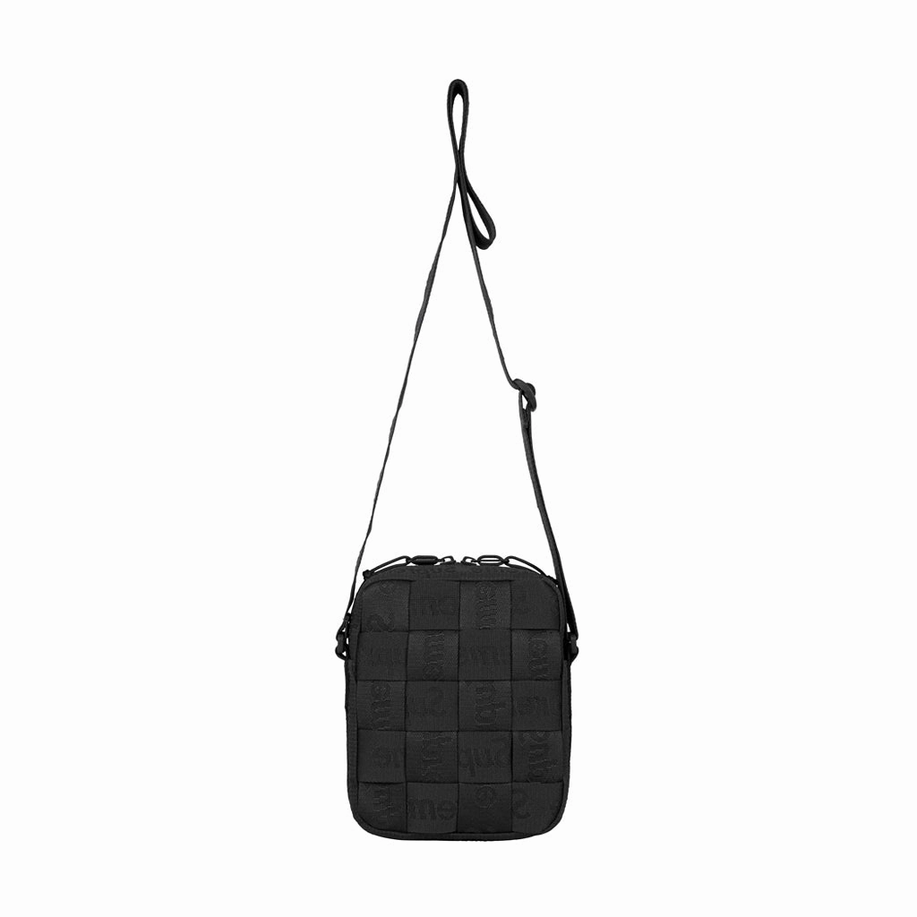 Supreme Woven Shoulder Side Bag - Black