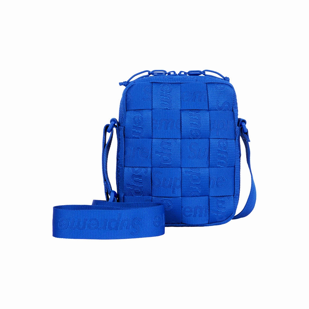Supreme Woven Shoulder Side Bag - Royal Blue