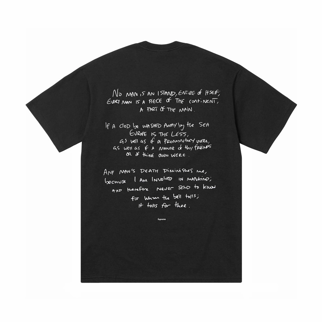 Supreme x Corteiz Rules The World Tee – Black