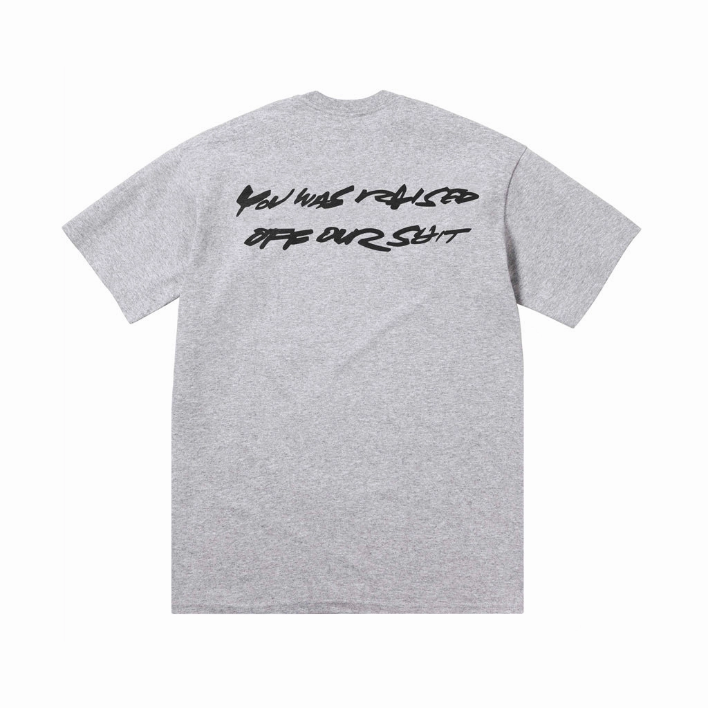 Supreme x Futura Box Logo Tee - Heather Grey