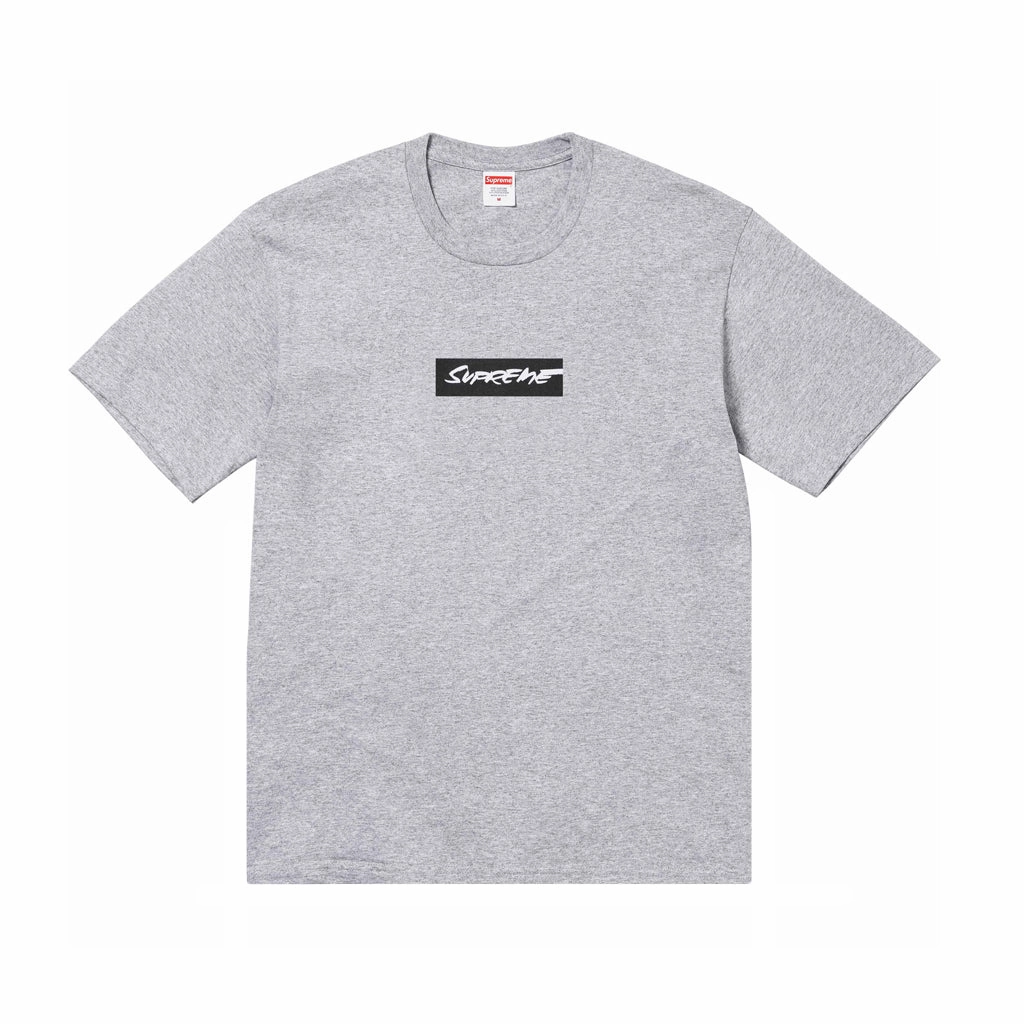 Supreme x Futura Box Logo Tee - Heather Grey