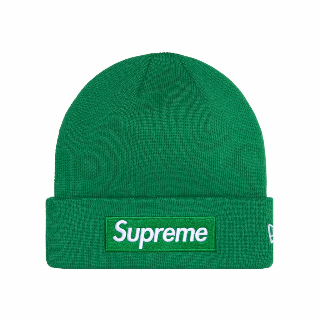 Supreme x New Era Box Logo Beanie – Green