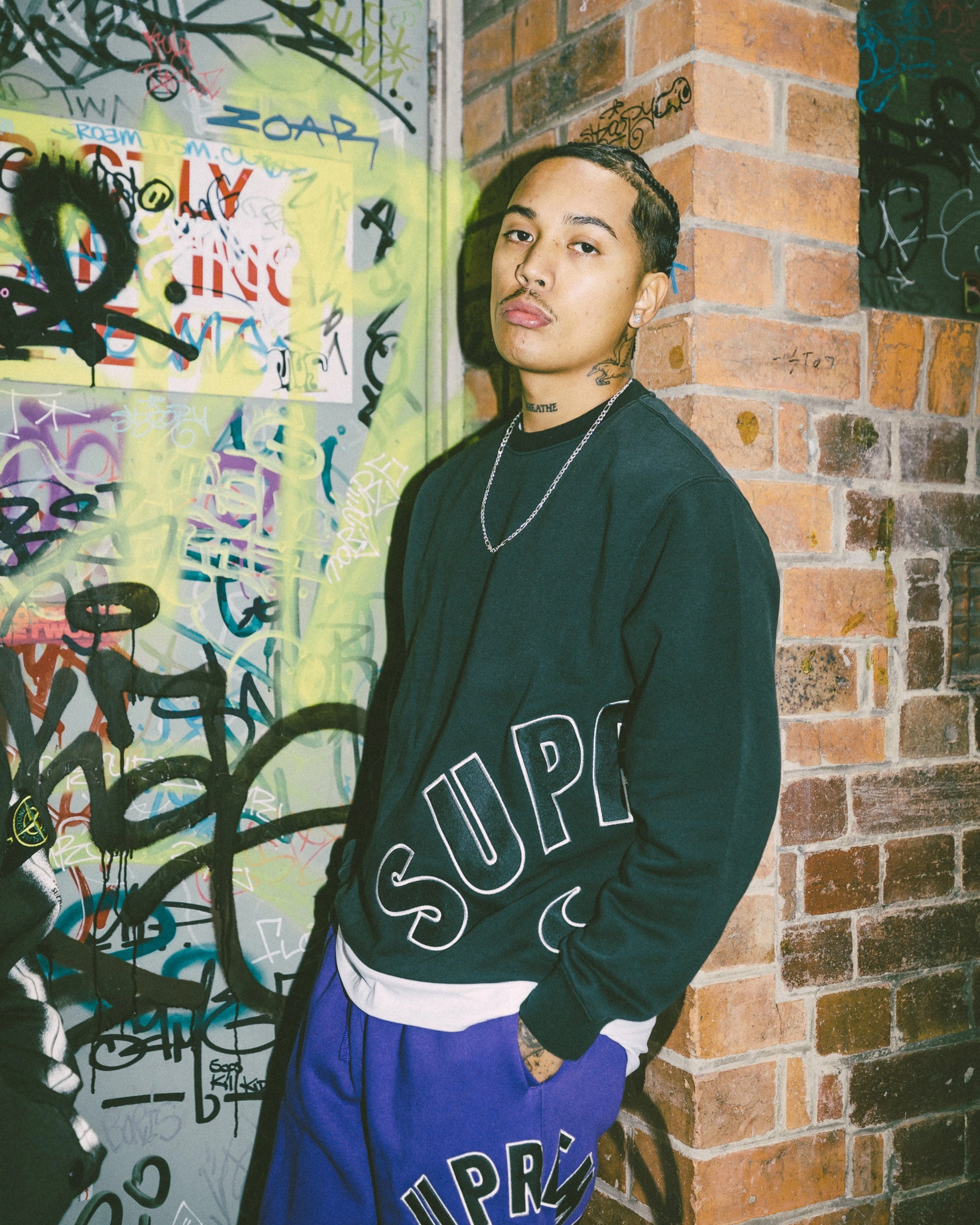 Supreme X Nike Arc Crewneck Black