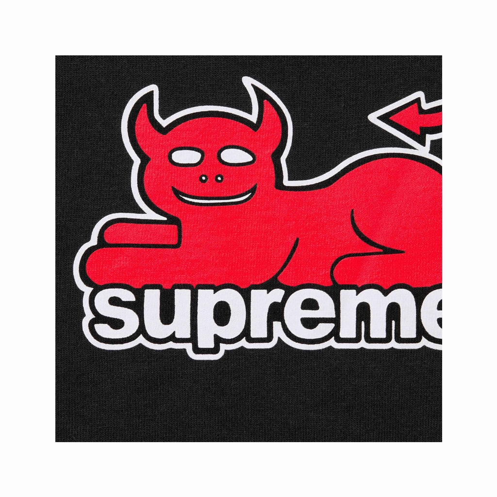 Supreme x Toy Machine Devil Cat Tee - Black