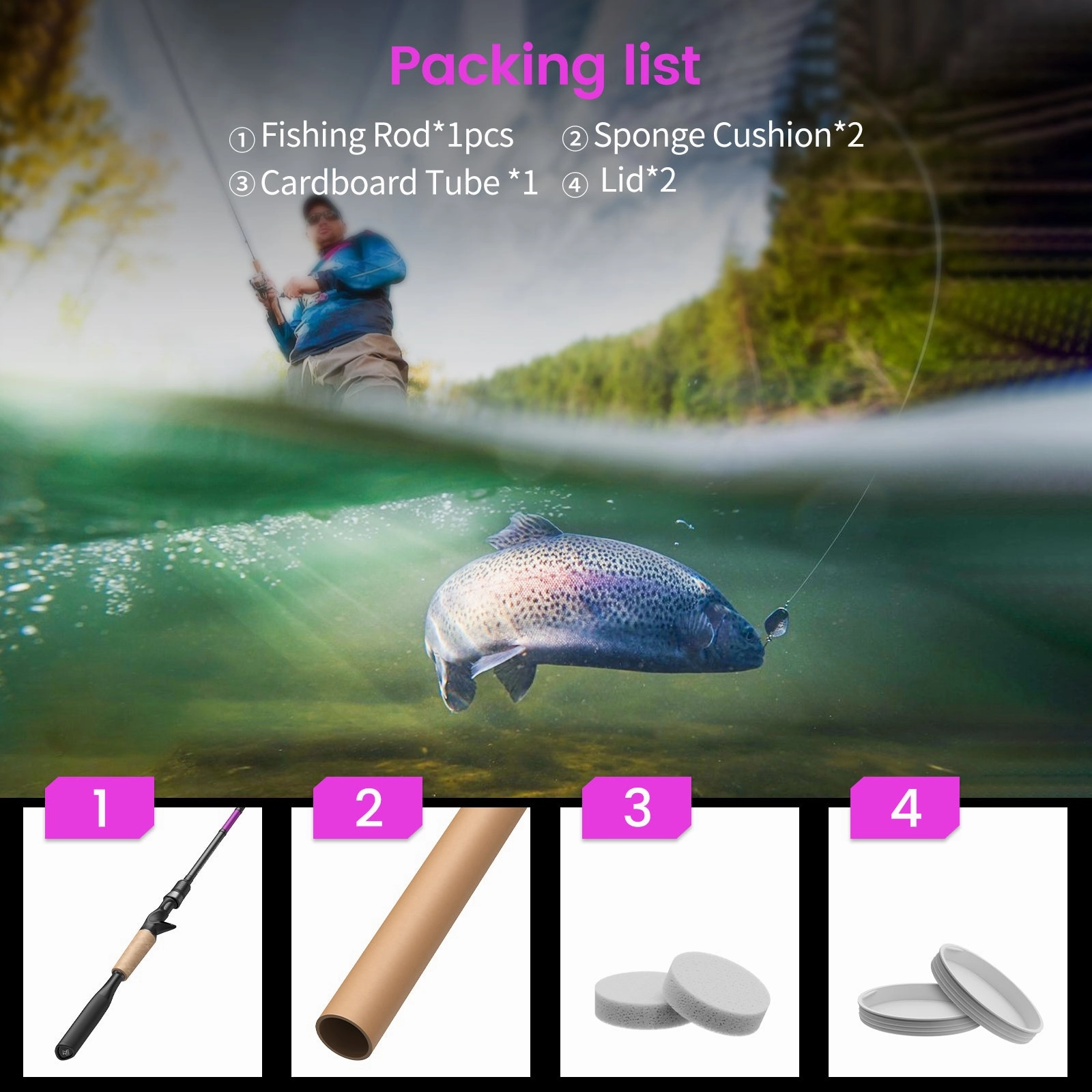 T-Zack Supreme Baitcaster Rod