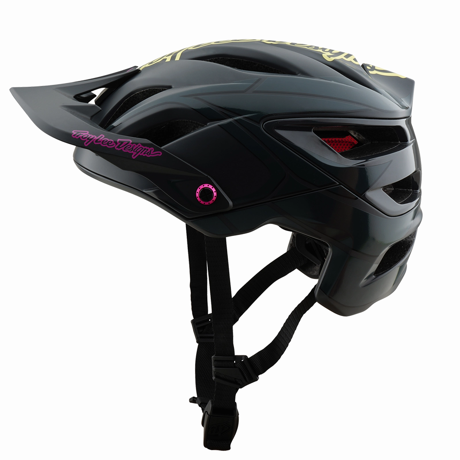 Troy Lee Designs A3 MTB Helmet - Ghostwing - Charcoal