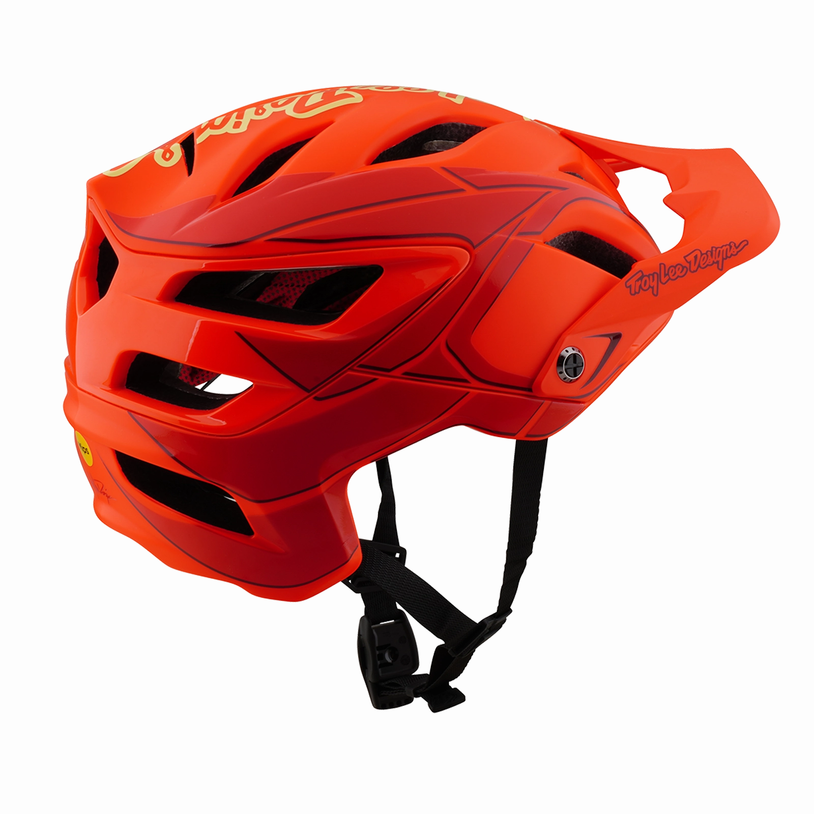 Troy Lee Designs A3 MTB Helmet - Ghostwing - Red