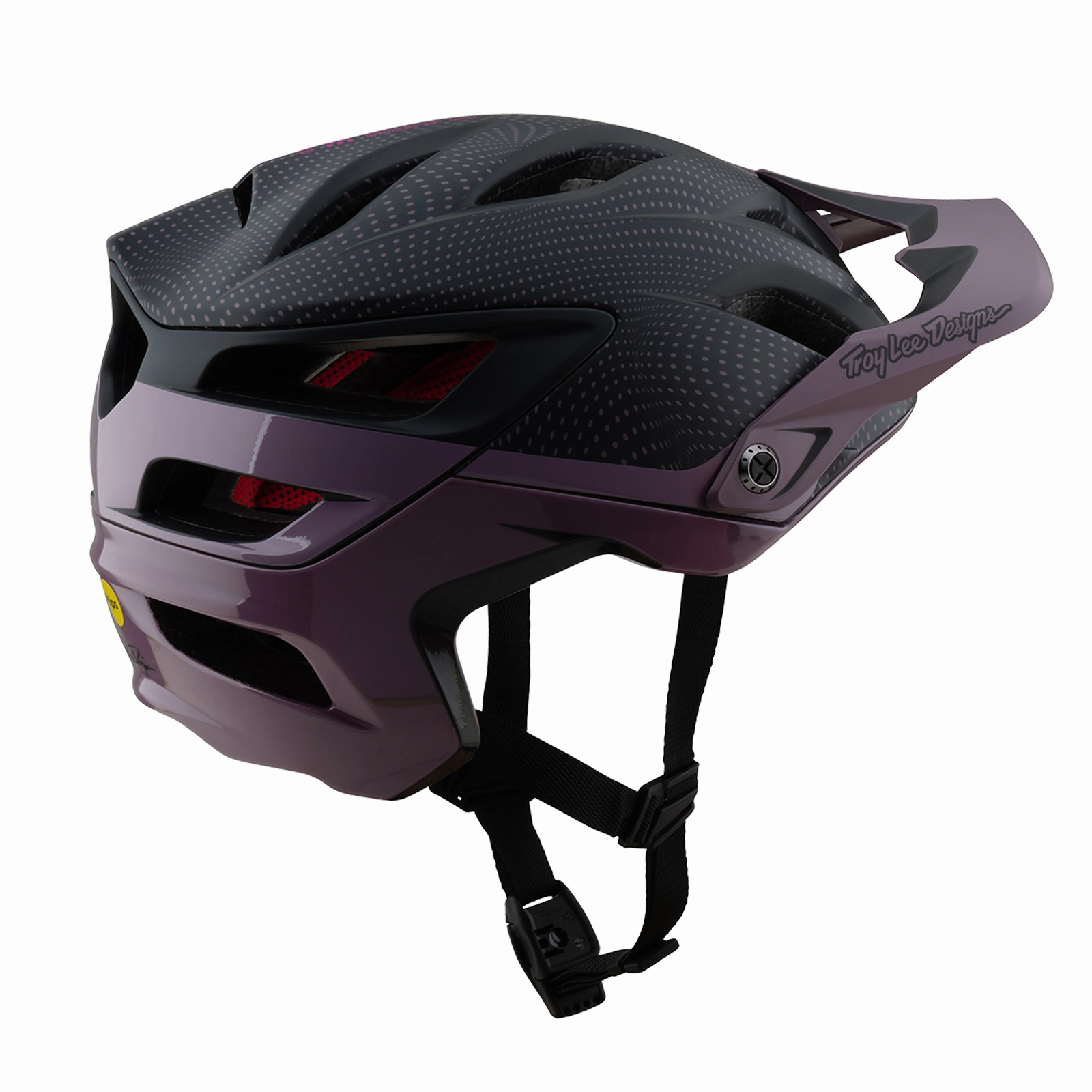 Troy Lee Designs A3 MTB Helmet - Halo - Purple