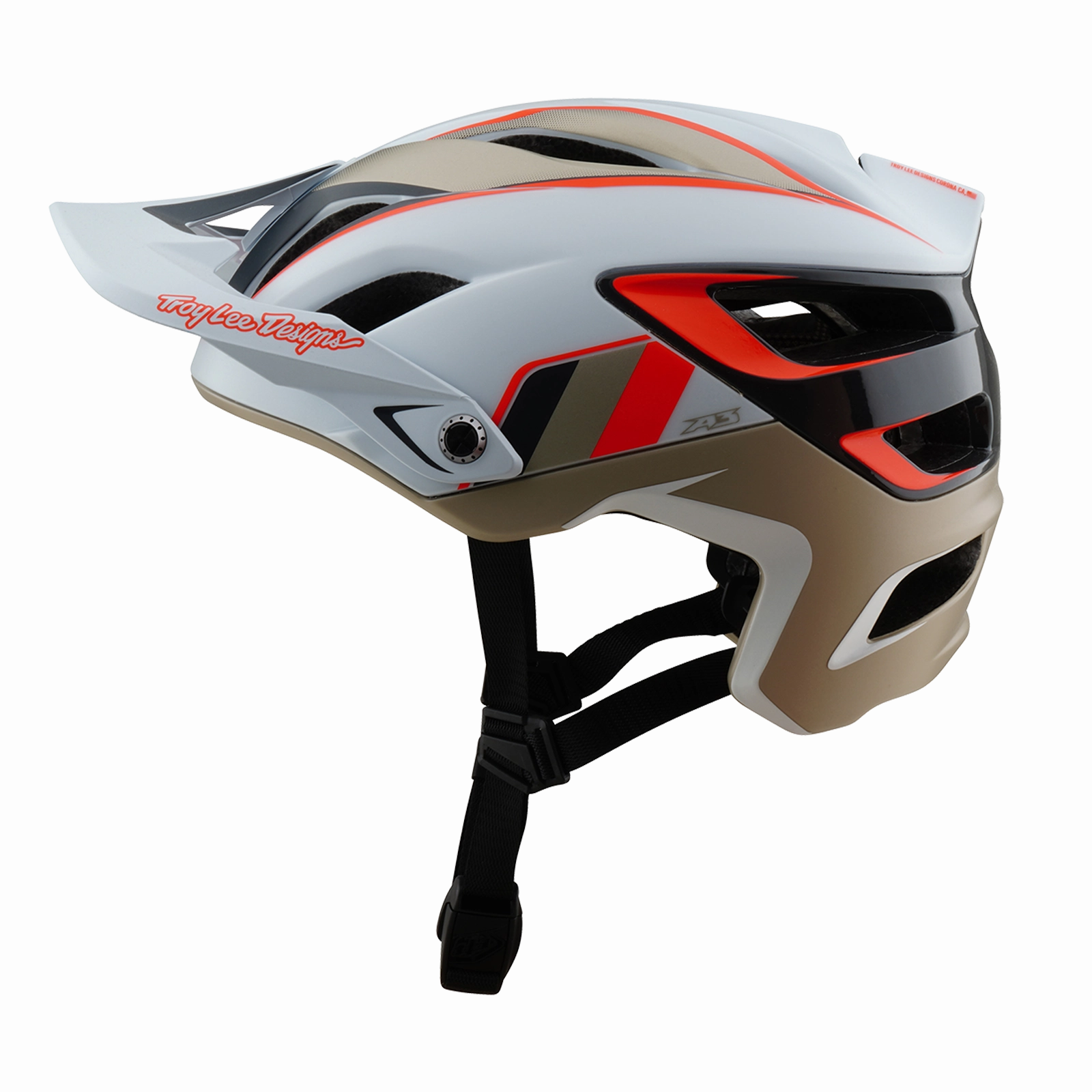 Troy Lee Designs A3 MTB Helmet - Intake - White