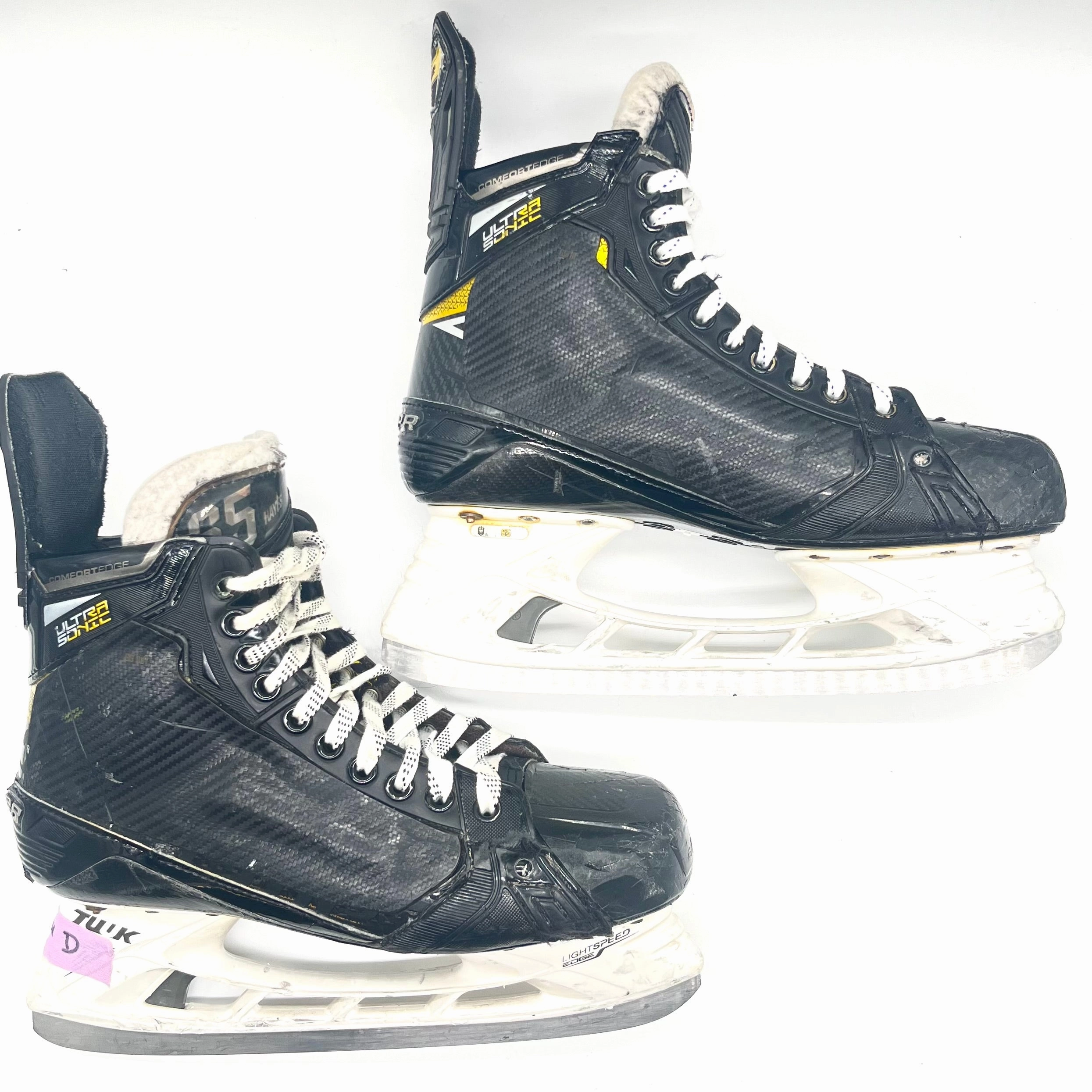 Used Bauer Supreme Ultrasonic Pro Stock Hockey Skates - Size 9.75D