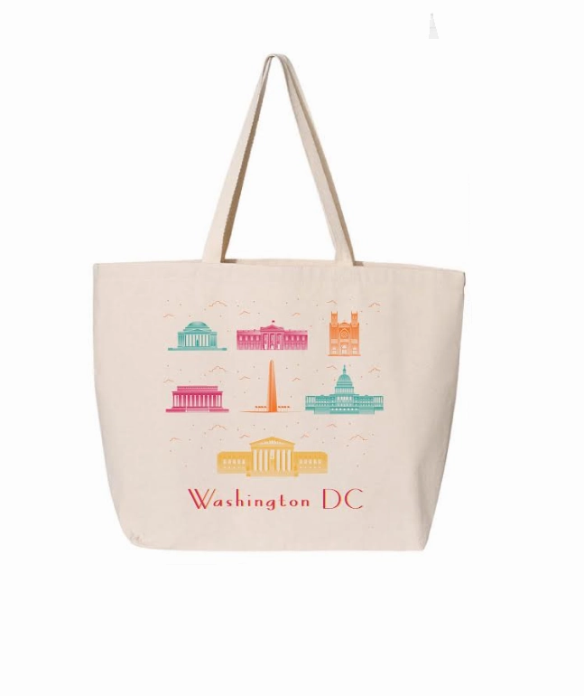 Washington DC Monuments Tote