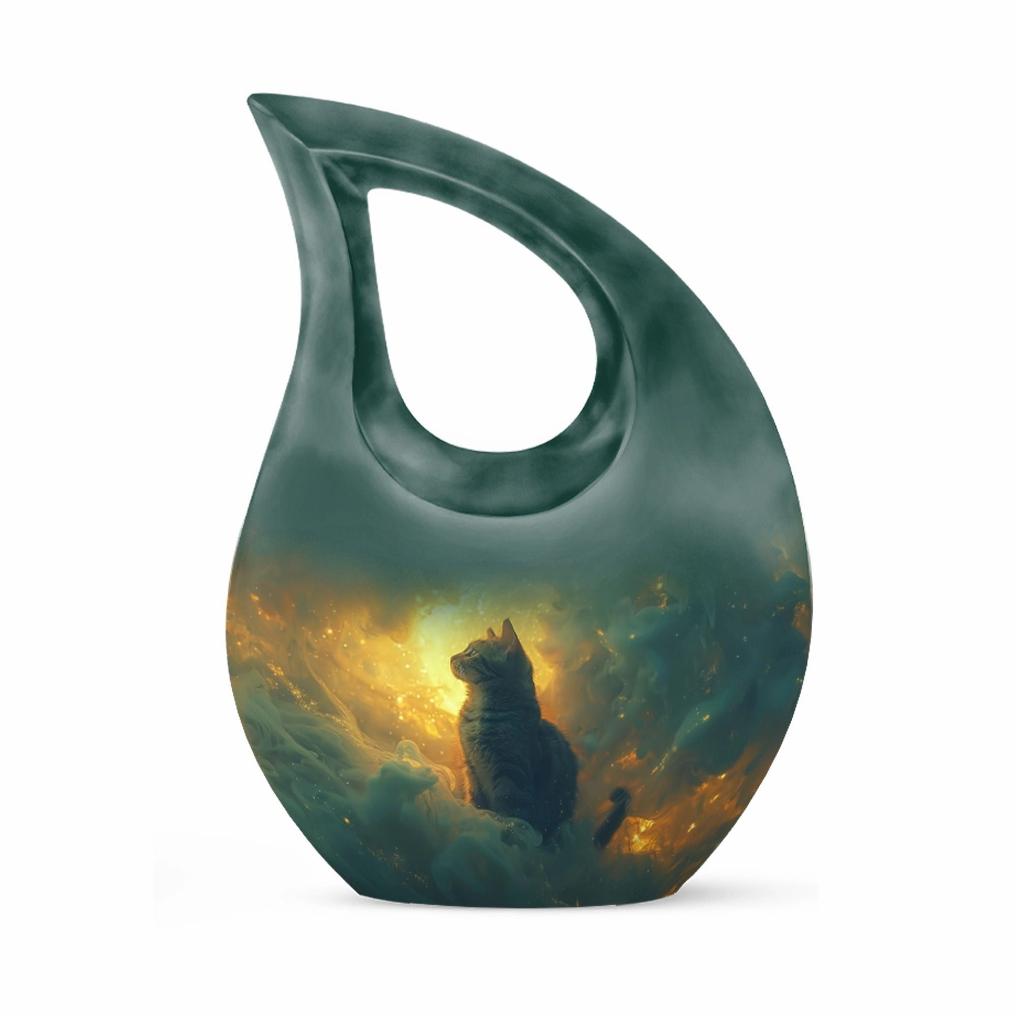 Whiskers Amidst Flames Memorial Extra Large Urn